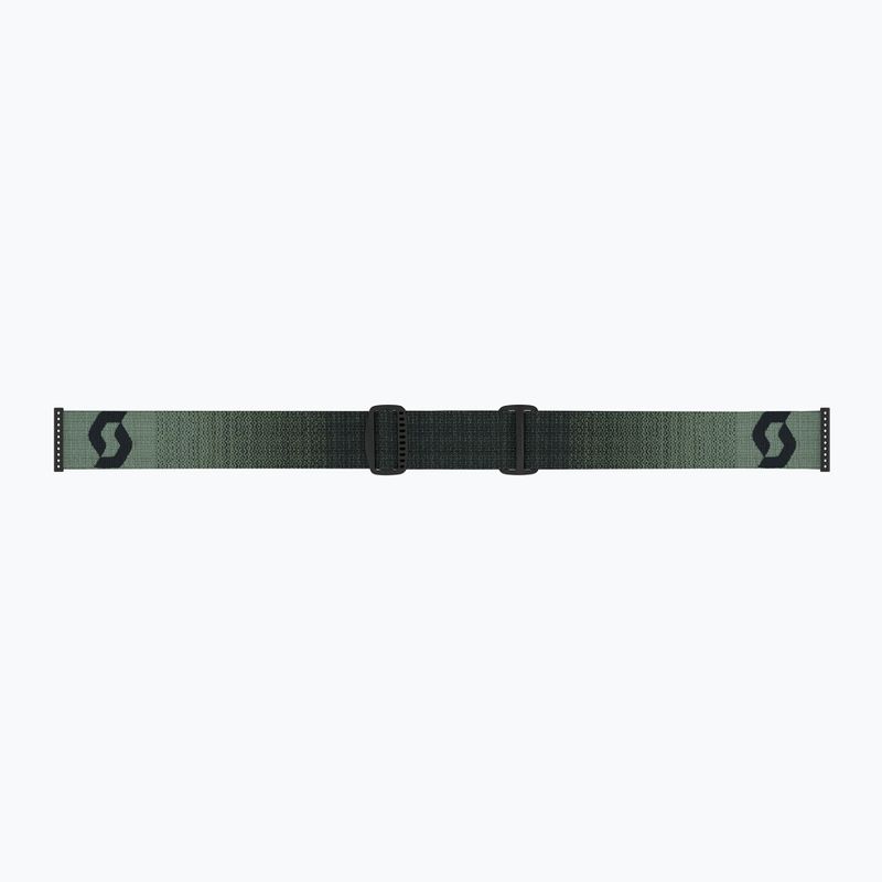 SCOTT Faze II LS soft green/black/light sensitive blue chrome ski goggles 3