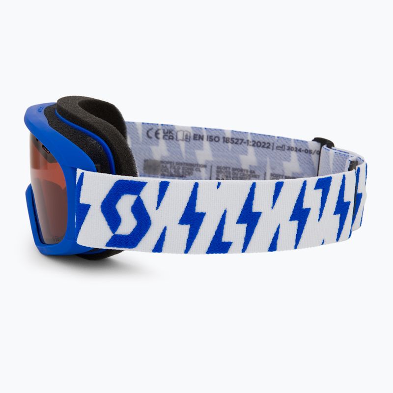 SCOTT Witty royal blue/white/enhancer children's ski goggles 4