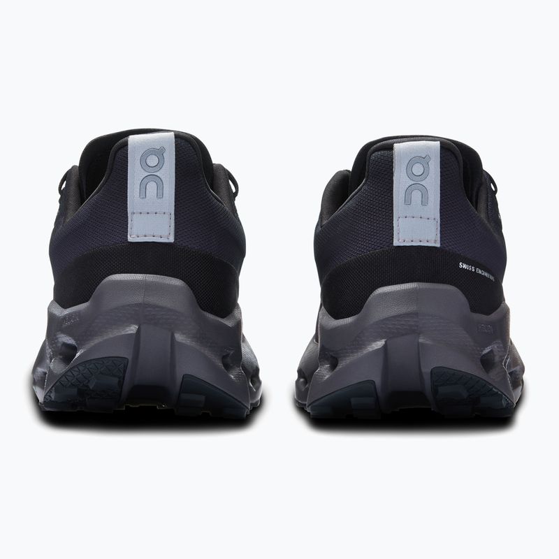 Men's On Cloudsurfer Trail Waterproof black/eclipse running shoes 11