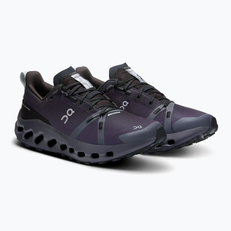Women's running shoes On Cloudsurfer Trail Waterproof black/eclipse 8