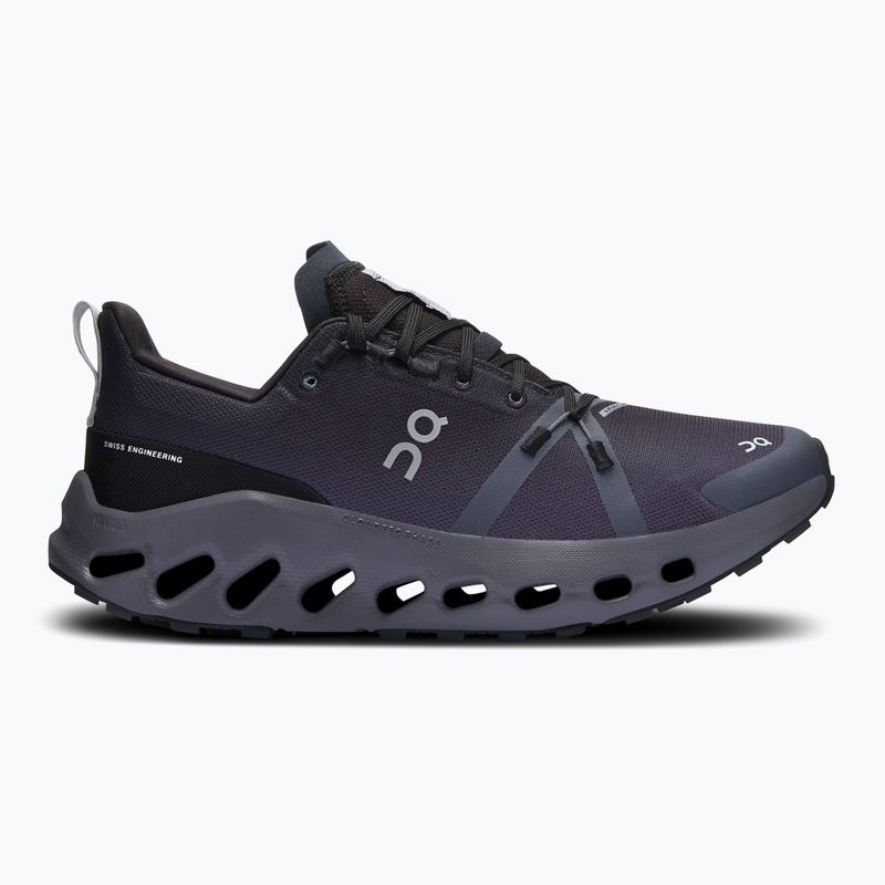 Women's running shoes On Cloudsurfer Trail Waterproof black/eclipse 9
