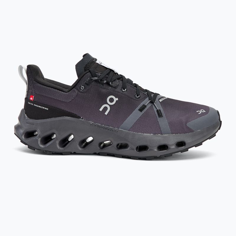 Women's running shoes On Cloudsurfer Trail Waterproof black/eclipse 2