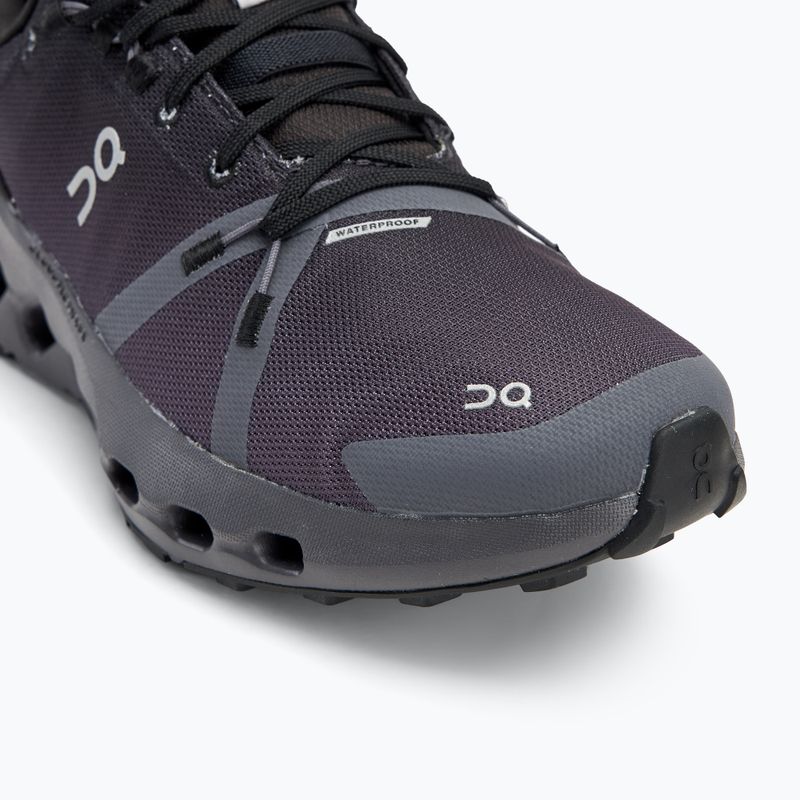 Women's running shoes On Cloudsurfer Trail Waterproof black/eclipse 7