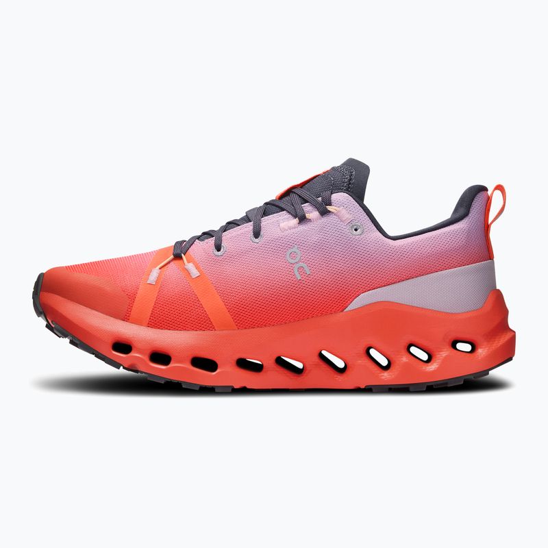 Women's On Cloudsurfer Trail Waterproof running shoes mauve/flame 10