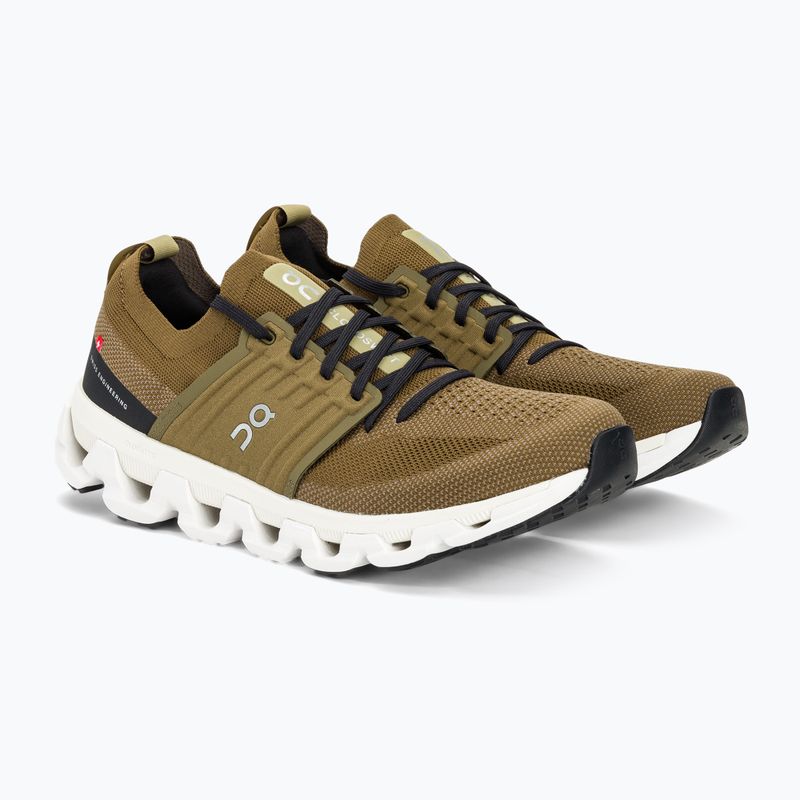 Men's On Running Cloudswift 3 hunter/safari running shoes 4