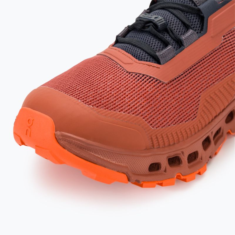 Men's On Cloudultra 2 auburn/flame running shoes 7