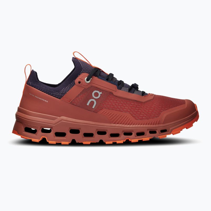 Men's On Cloudultra 2 auburn/flame running shoes 8