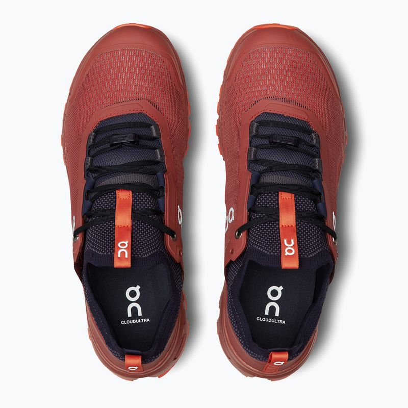 Men's On Cloudultra 2 auburn/flame running shoes 11