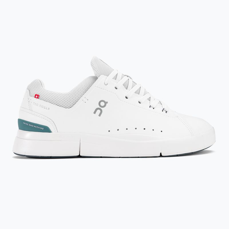 Men's On The Roger Advantage white/ice shoes 2