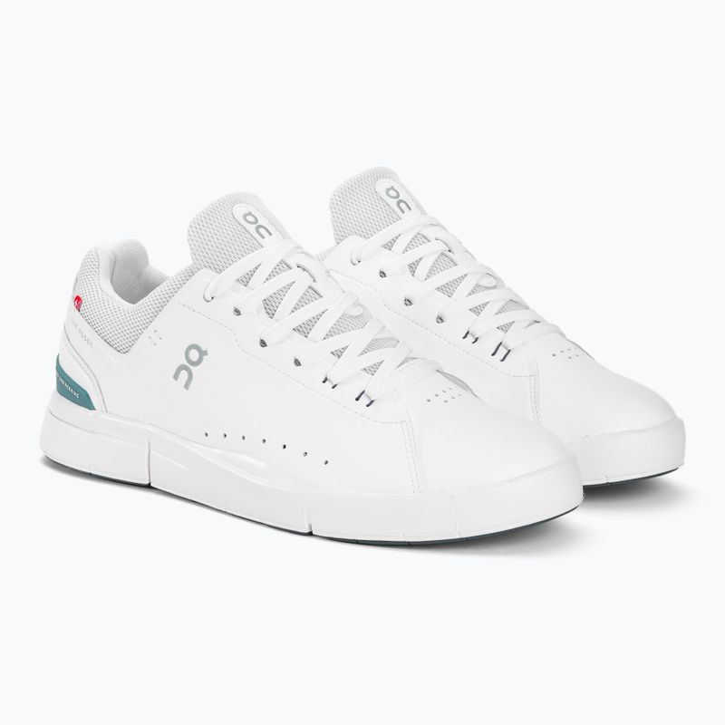 Men's On The Roger Advantage white/ice shoes 4