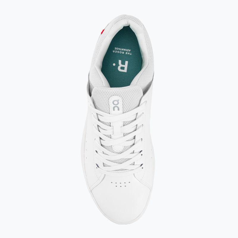 Men's On The Roger Advantage white/ice shoes 6
