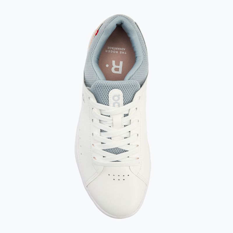 Women's On The Roger Advantage white/rosehip shoes 5