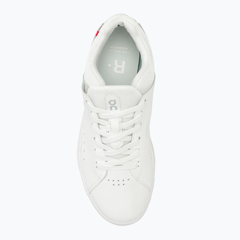 Women's On Running The Roger Advantage white/undyed shoes 6