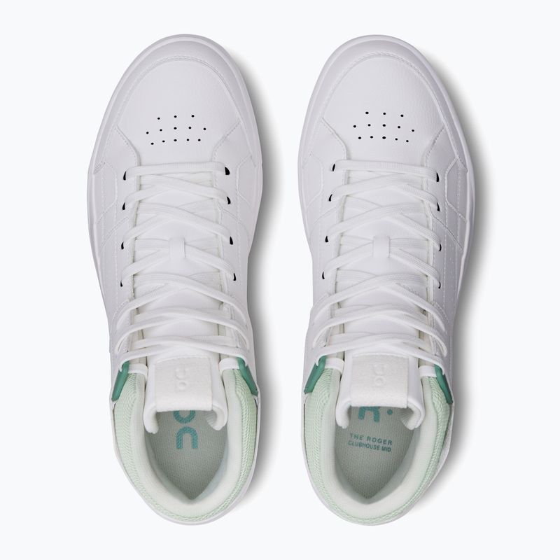 Men's On Running The Roger Clubhouse MID white/green shoes 11