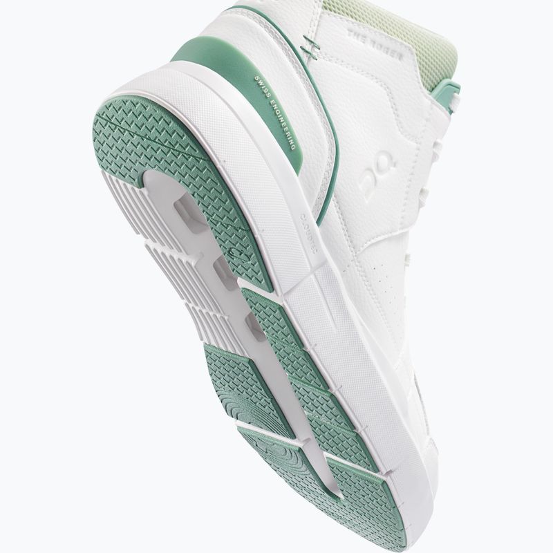 Men's On Running The Roger Clubhouse MID white/green shoes 15