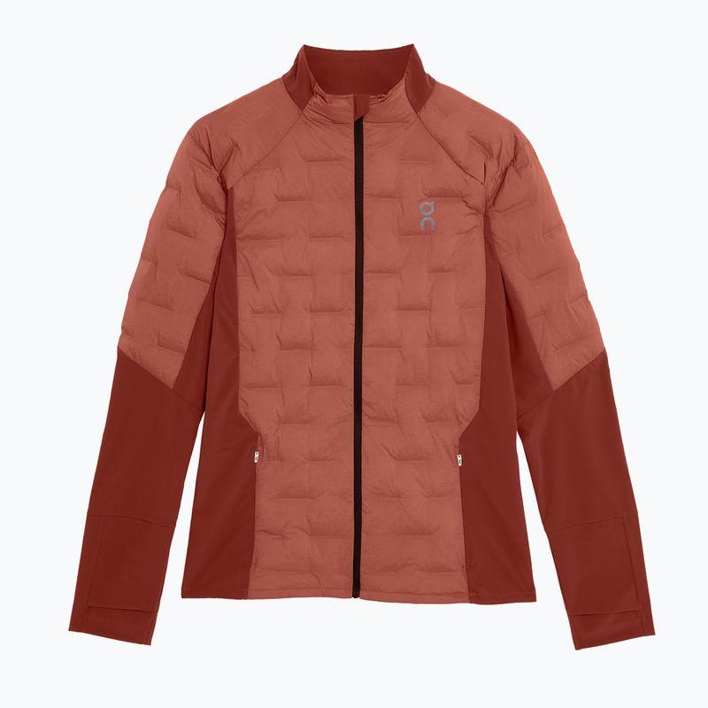 Men's On Climate auburn/ruby running jacket