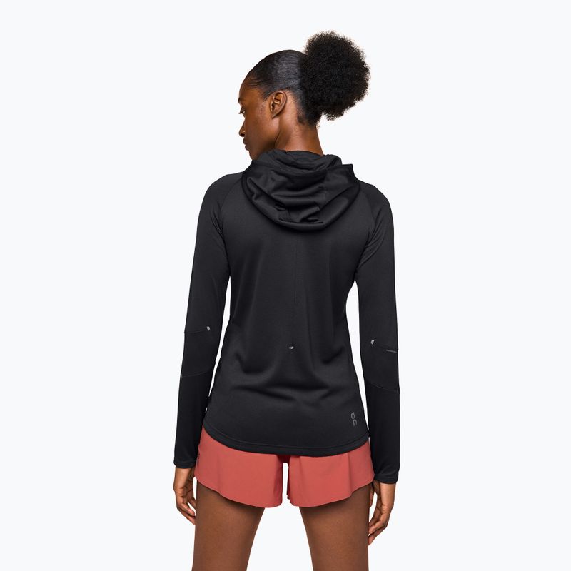 Women's hoodie On Climate Zip Hoodie black 3