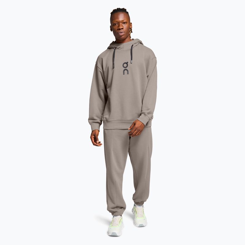 Men's On Running Club Hoodie cinder 2