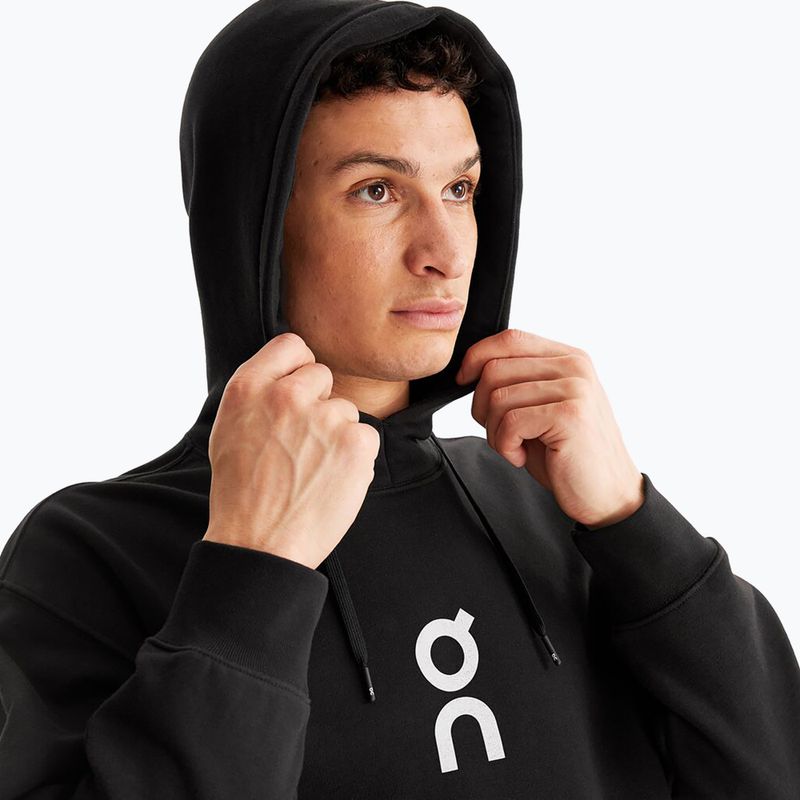 Men's On Running Club Hoodie black 3