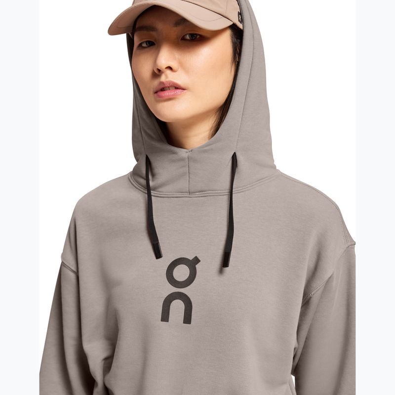 Women's On Running Club Hoodie cinder 5