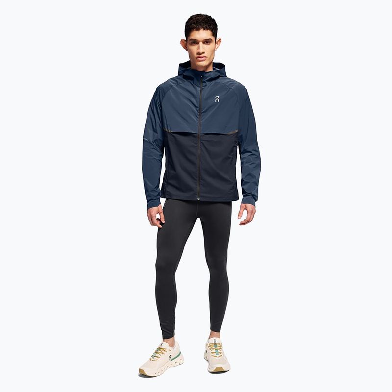 Men's On Running Core denim/navy running jacket 2