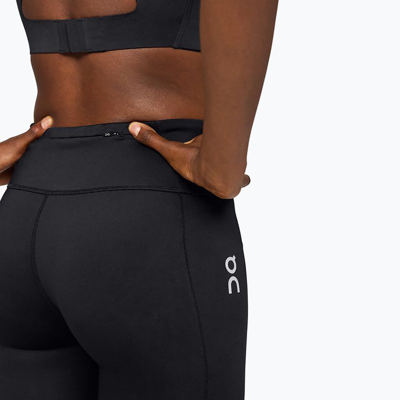 Women's running leggings On Core black 4