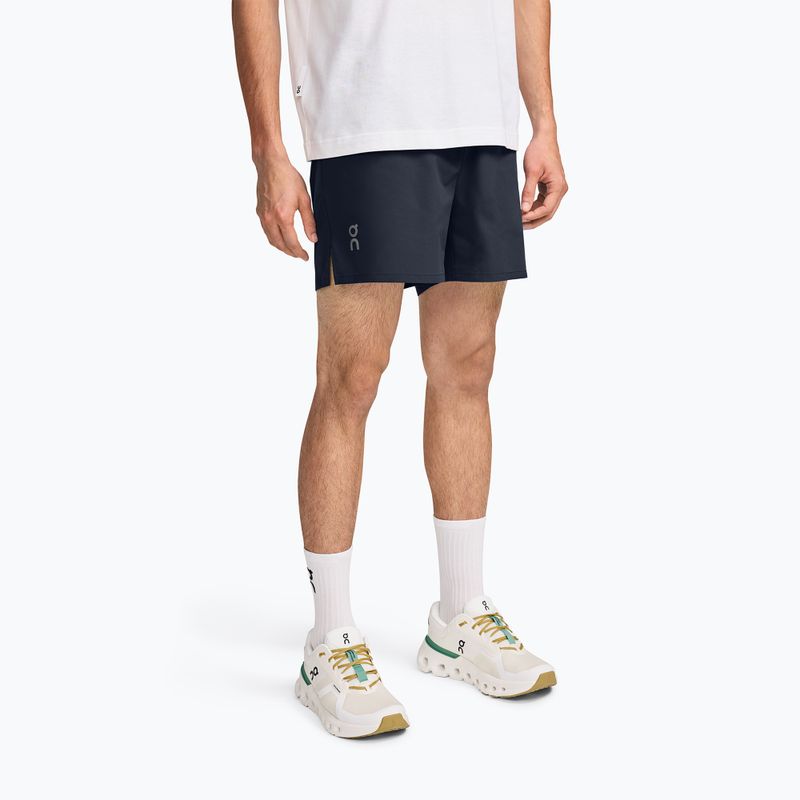 Men's On Running Essential navy running shorts