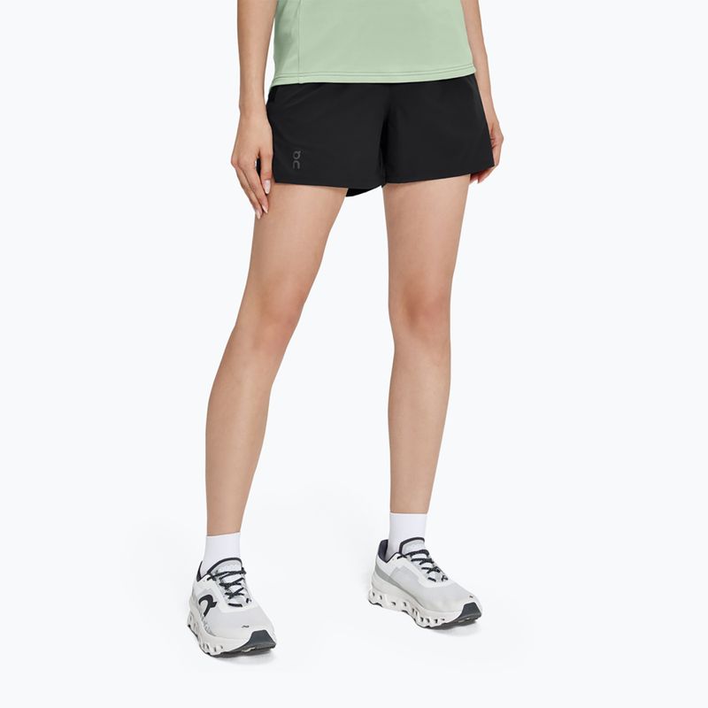 Women's running shorts On Essential black