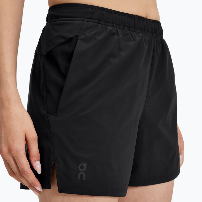 Women's running shorts On Essential black 5