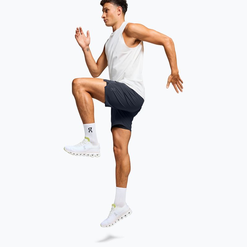 Men's running shorts On Running Performance Hybrid navy 4