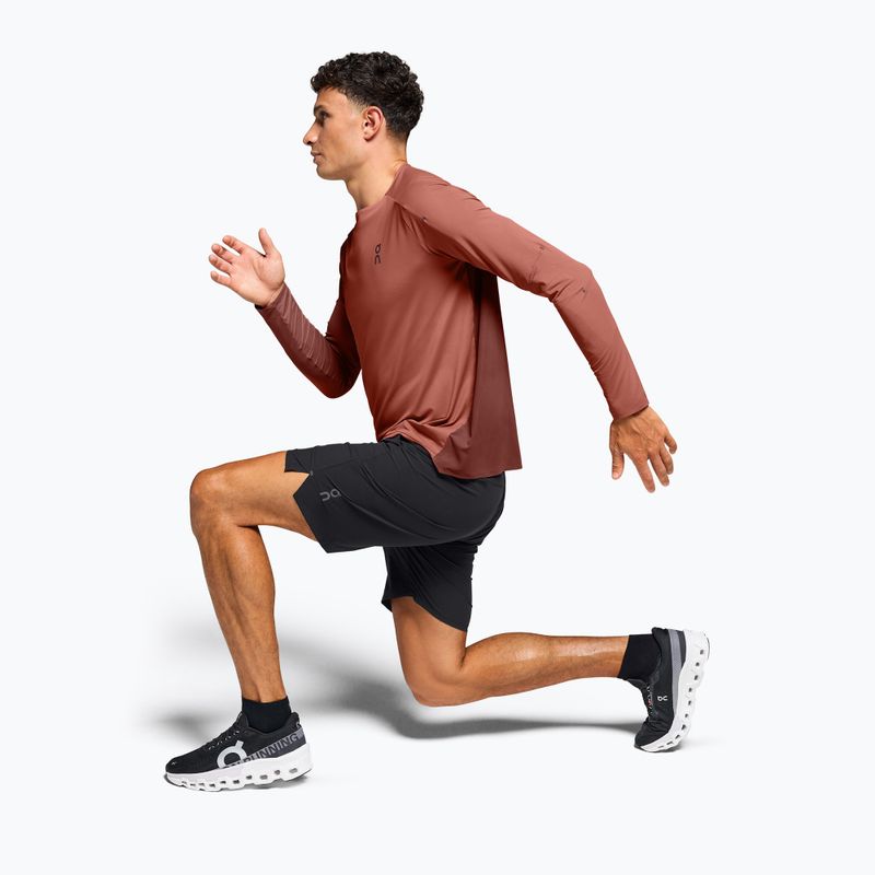 Men's running shorts On Performance Hybrid black 5