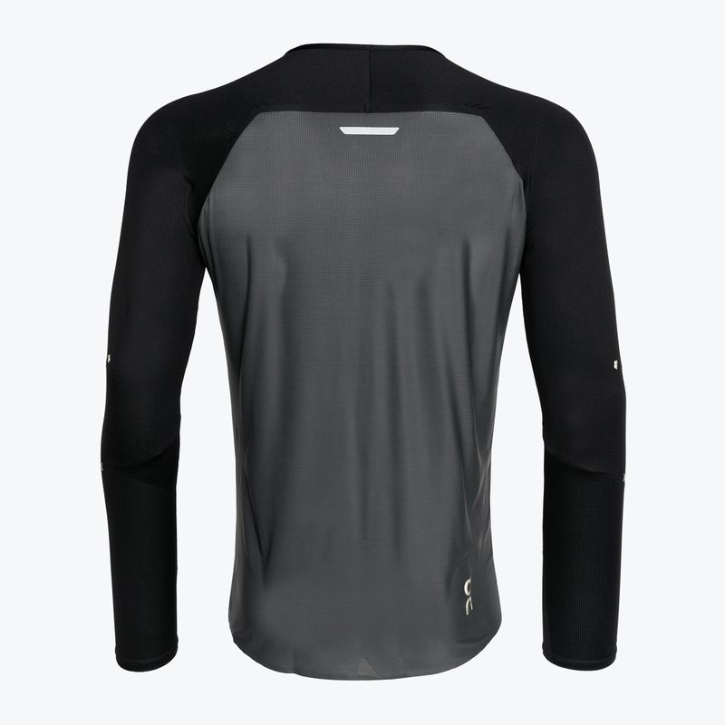 Men's On Performance Long-T black/eclipse running longsleeve 7