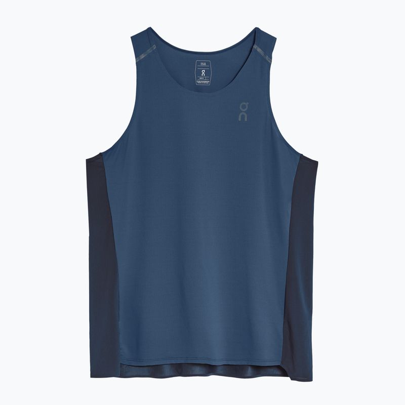 Men's running tank top On Running Performance Tank denim/navy