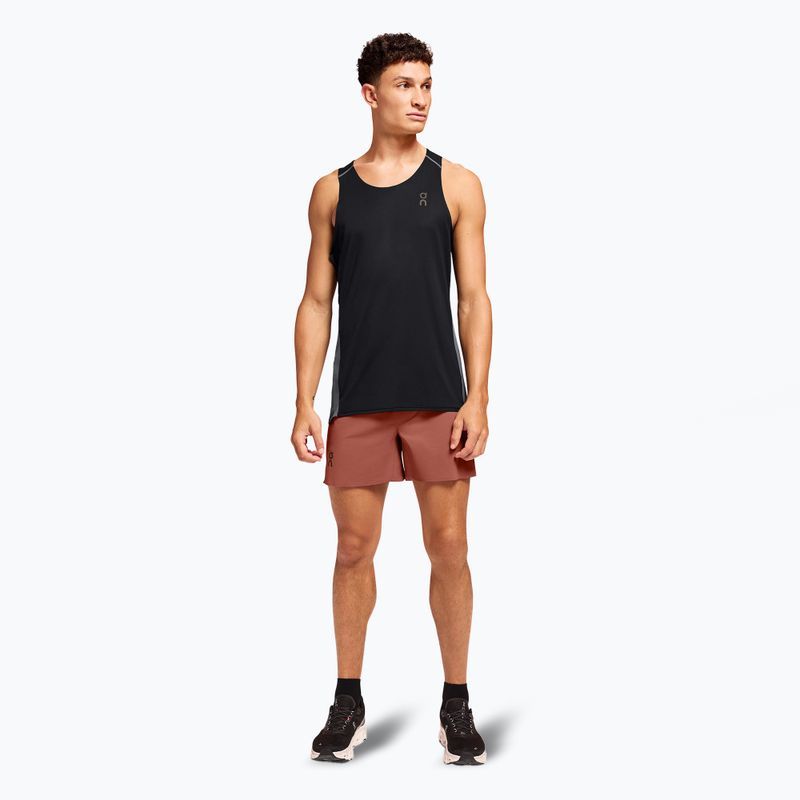 Men's running tank top On Performance Tank black/eclipse 2