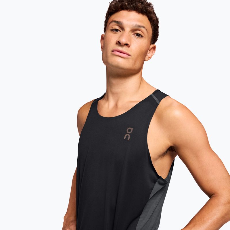 Men's running tank top On Performance Tank black/eclipse 5