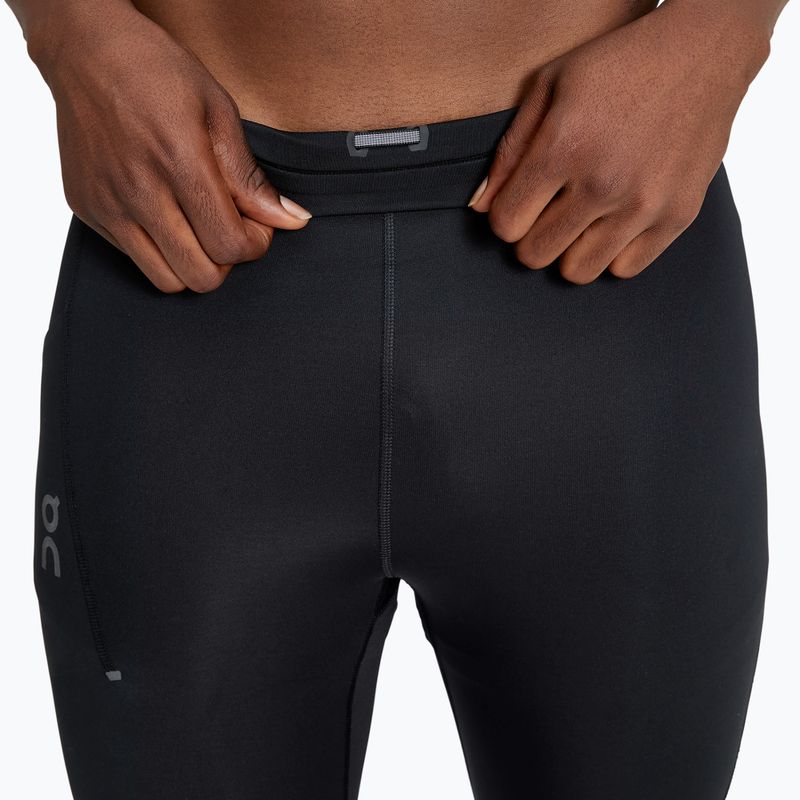 Men's running leggings On Performance black 3