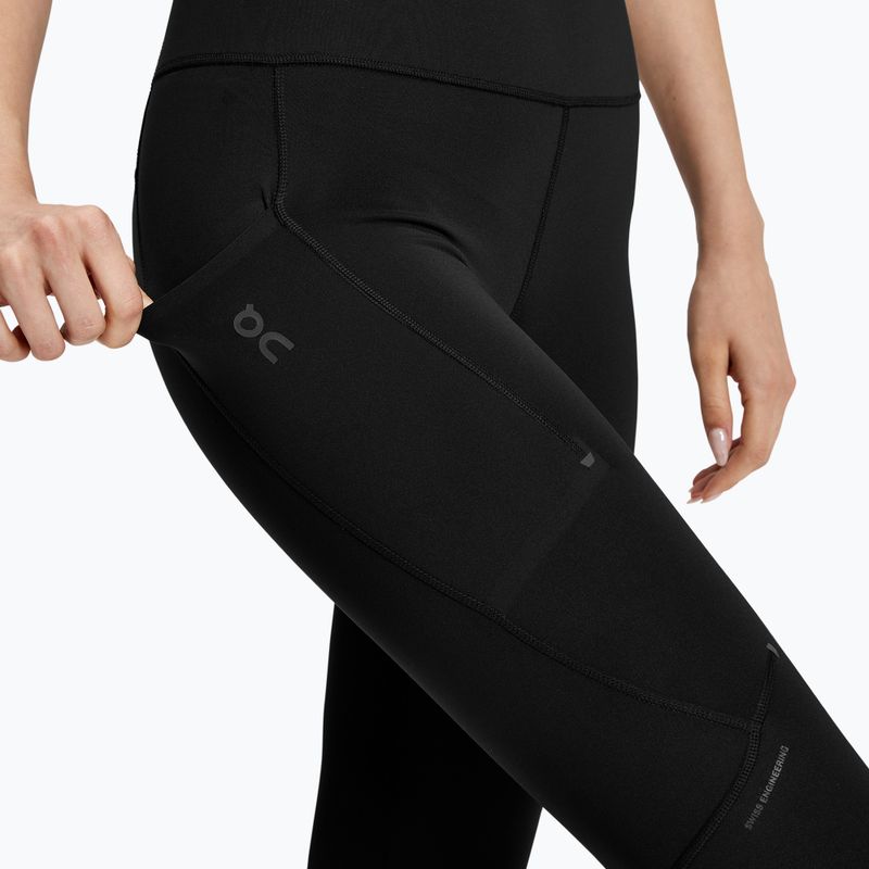 Women's running leggings On Performance 7/8 black 4
