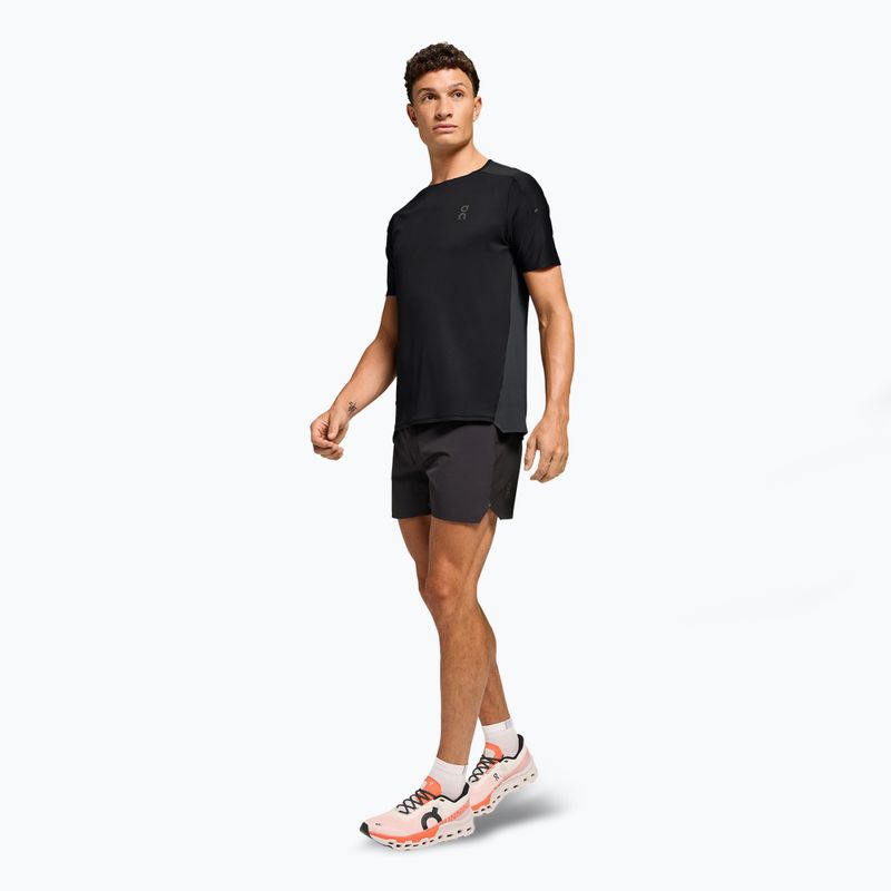Men's running T-shirt On Performance-T black/eclipse 2