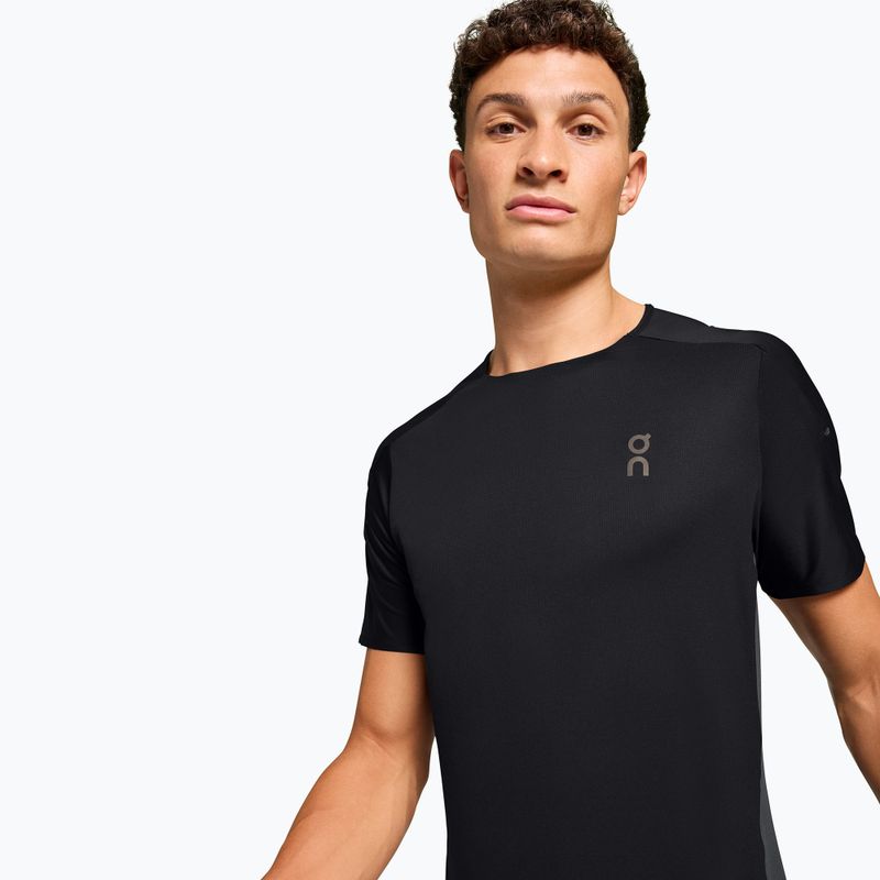 Men's running T-shirt On Performance-T black/eclipse 5