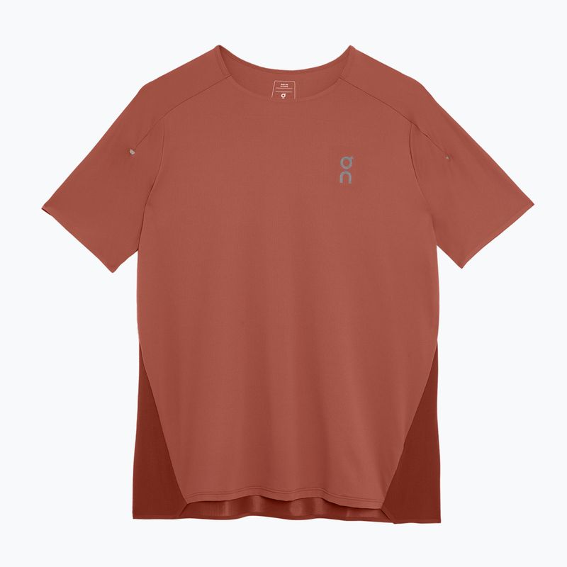 Men's On Performance-T auburn/ruby running shirt 6