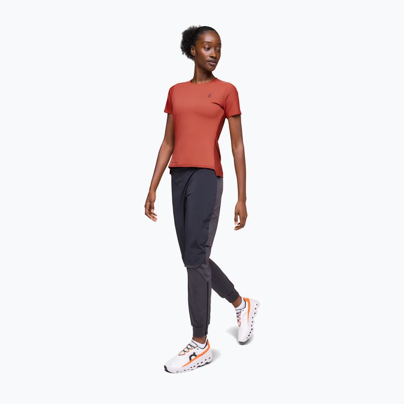 Women's On Performance-T auburn/ruby running shirt 2