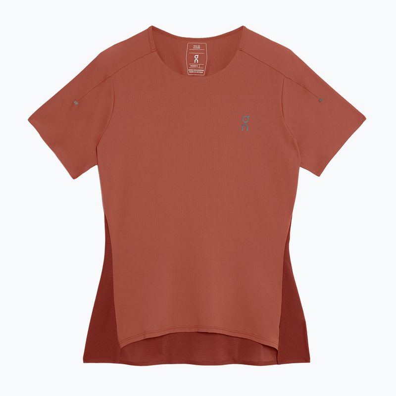 Women's On Performance-T auburn/ruby running shirt 6