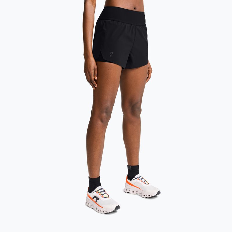 Women's running shorts On Running Running black