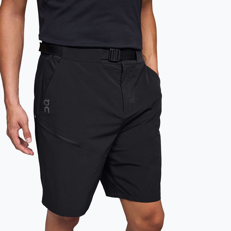 Men's trekking shorts On Running Trek black 5