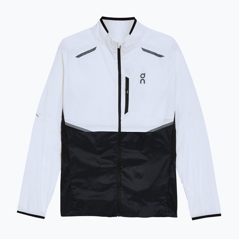 Men's On Running Weather white/black running jacket