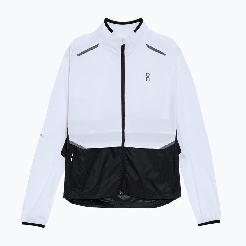 Women's running jacket On Running Weather white/black