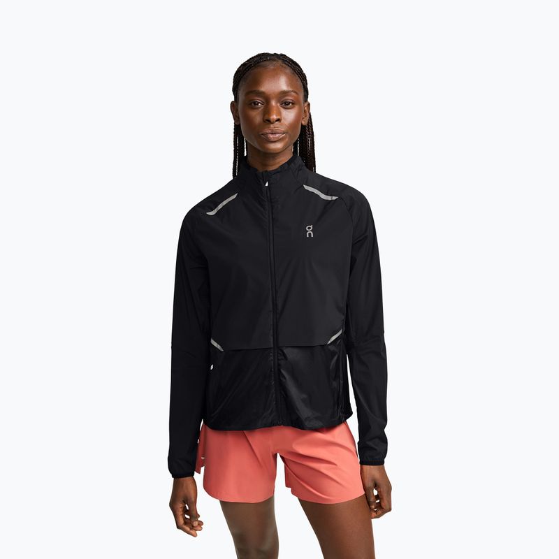 Women's running jacket On Running Weather black