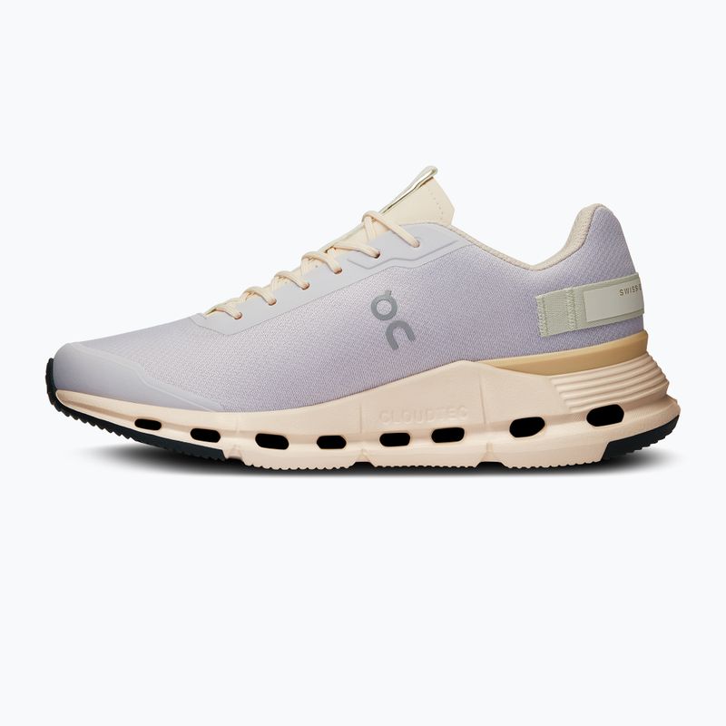 Women's On Running Cloudnova Form lavender/fawn running shoes 9