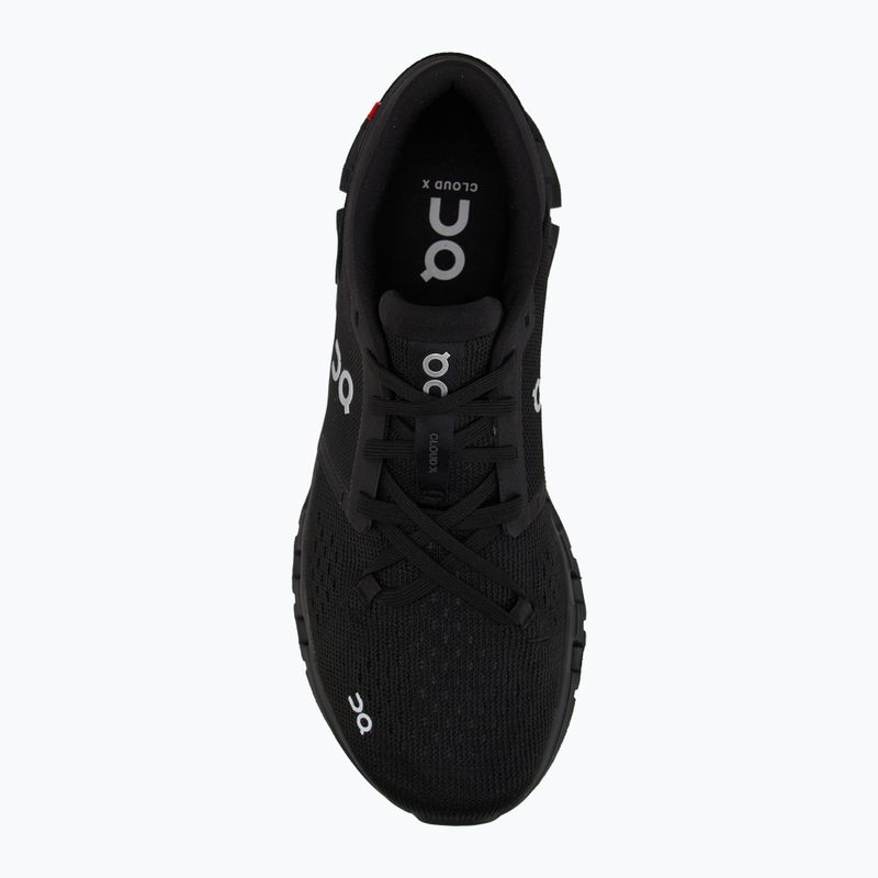 Menʼs trainers On Cloud X 4 black/eclipse 5