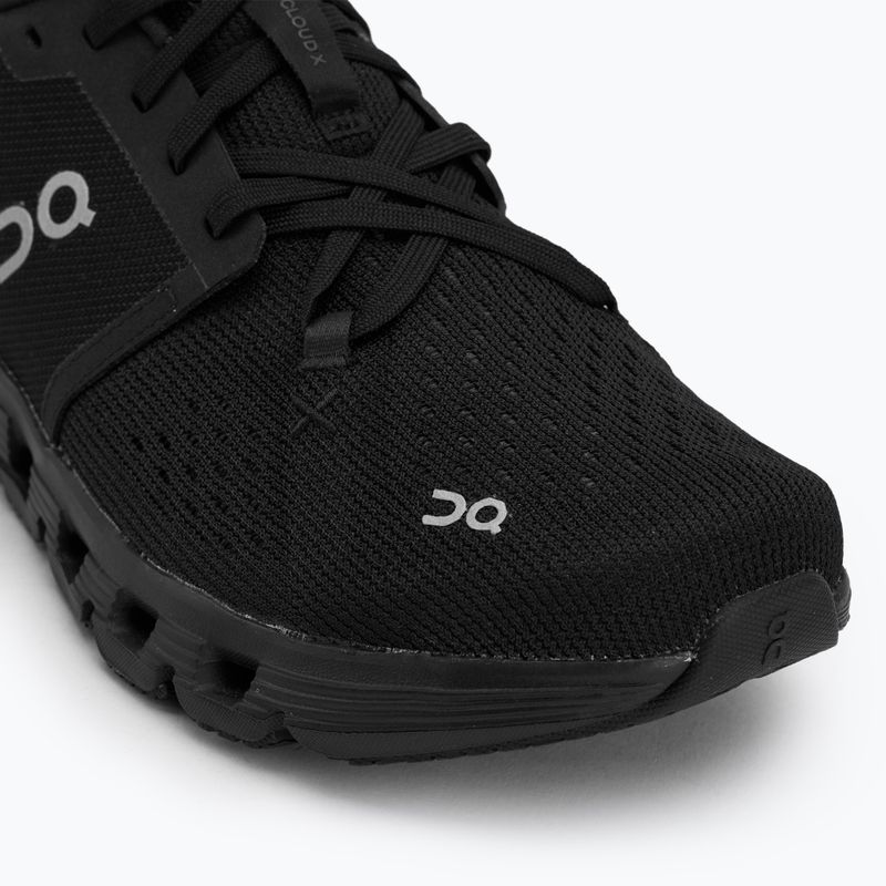 Men's running shoes On Running Cloud X 4 black/eclipse 7